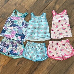 Girls Medium (8) Cat and Jack Pajamas